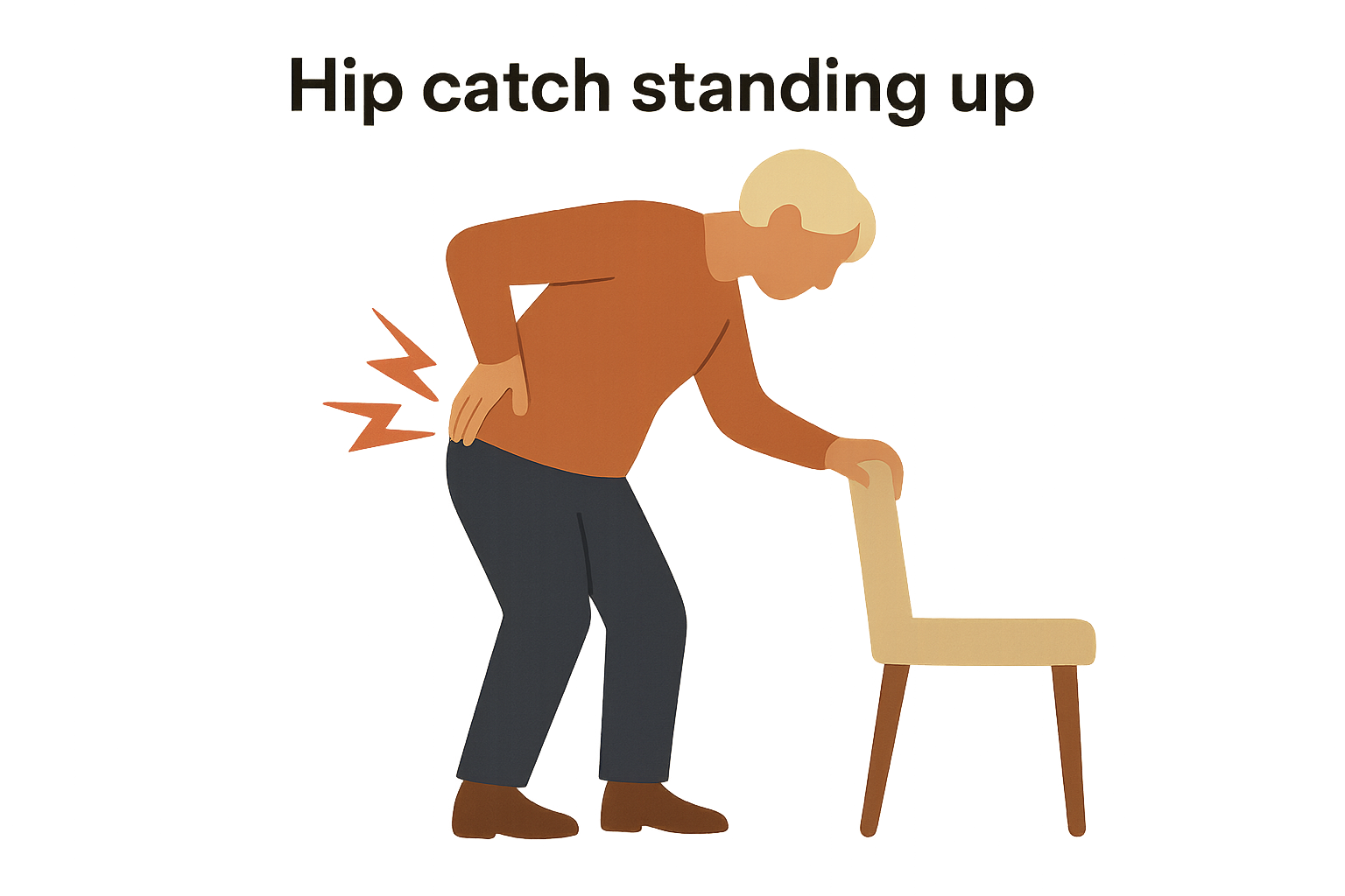 Read more about the article Why a Hip Catch Standing Up Seniors Notice Comes Before the Pain